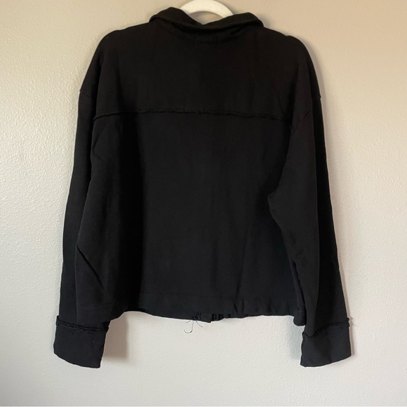 Anthropologie T.La Black Shacket - Picture 4 of 6